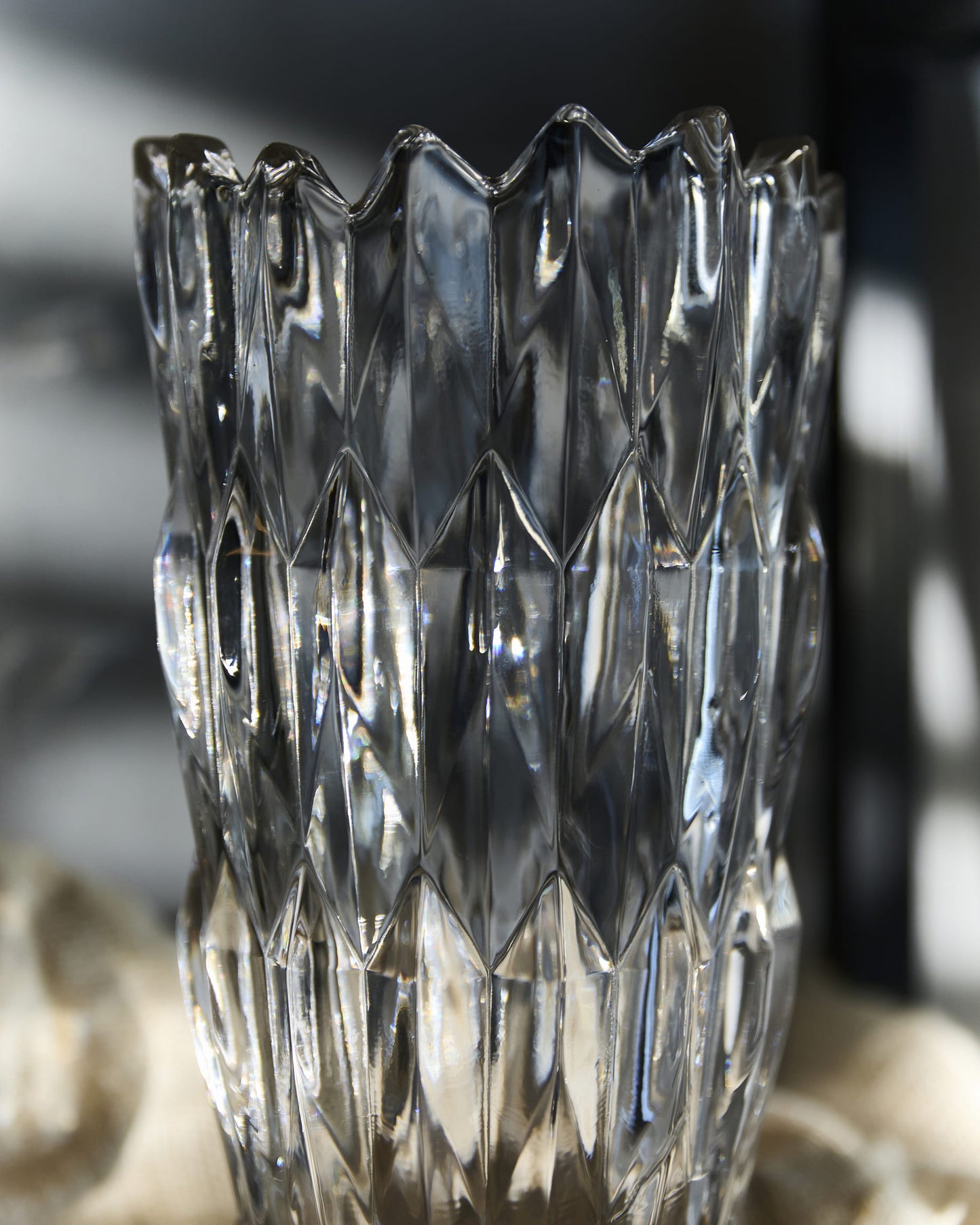 CRYSTAL CROWN VASE