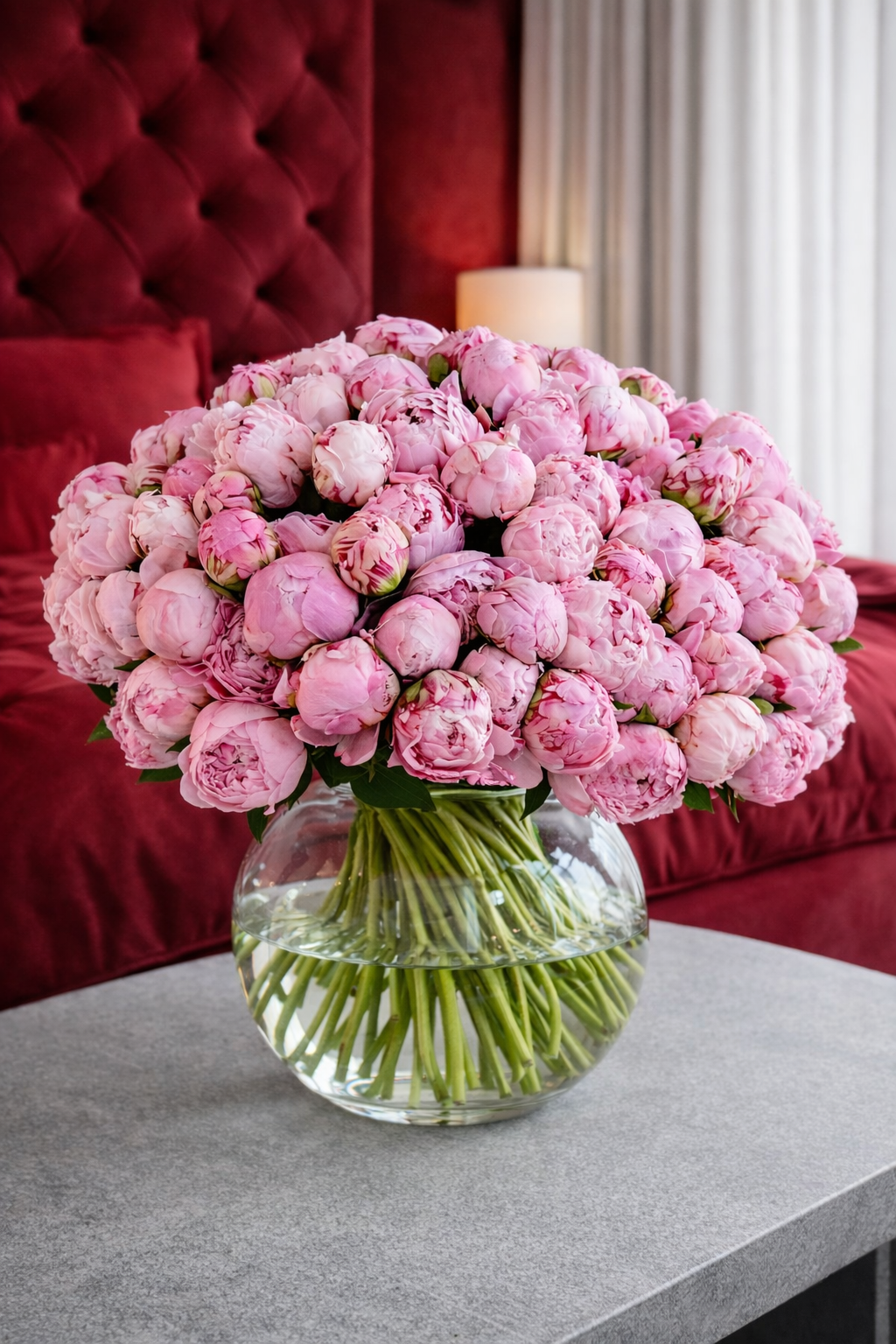 101 BLUSH PINK PEONIES