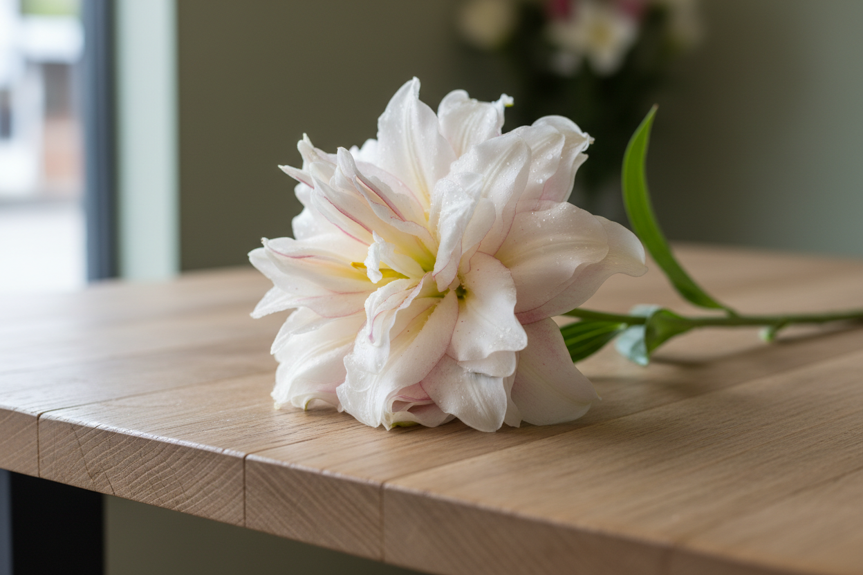 one piece Lilium Double snowbord on table