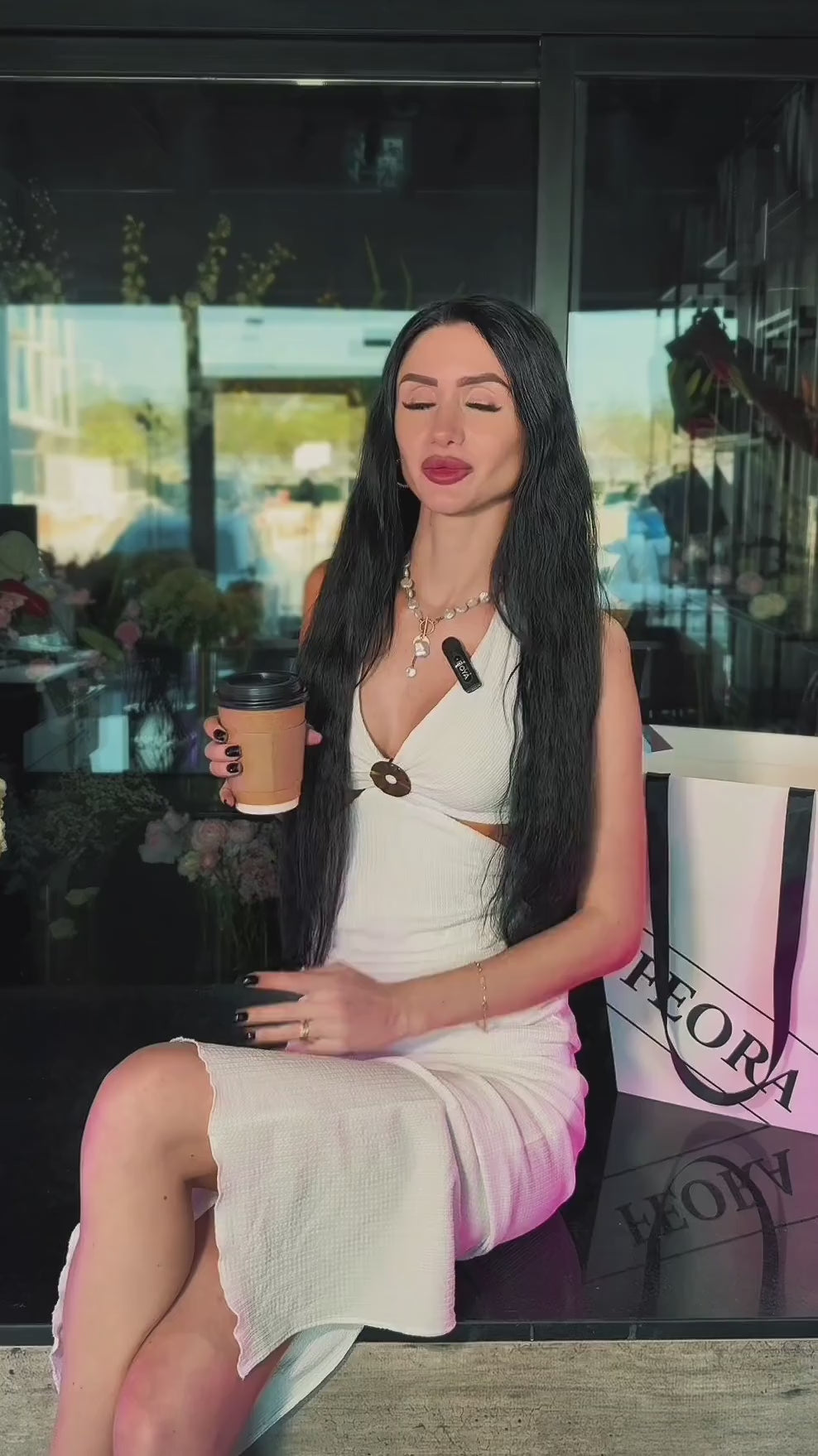 Load video: Flower like morning espresso